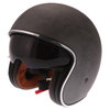 Vcan V537 Vintage Silver Open Face Motorcycle Helmet With Sun Visor                                                                                                                                                                                            