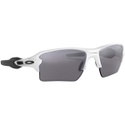 Flak 2.0 XL Sunglasses - Polished White/Prizm Black Lens