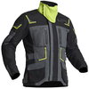 Lindstrands Myrvik Textile Jacket Grey Black Yellow No Size