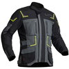 Lindstrands Myrvik Textile Jacket Grey Black Yellow No Size
