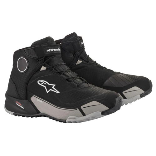 Alpinestars CR-X Drystar Riding Shoes Black Cool Grey