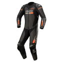 GP Force Chaser 1pc Suit Black Red Fluo