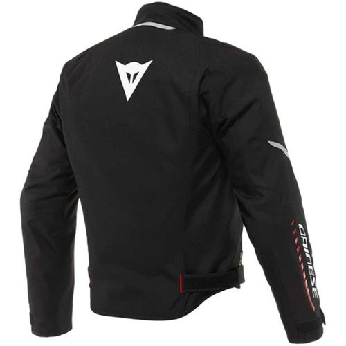 Dainese Veloce D-Dry Jacket Black White Lava Red Mens - 40
