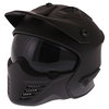 Spada Storm Matt Black Open Face Motorcycle Helmet With Sun Visor                                                                                                                                                                                              