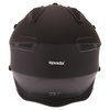 Spada Storm Matt Black Open Face Motorcycle Helmet Back                                                                                                                                                                                                        