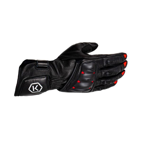 Knox Oulton Gloves Black Red Mens - S