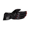 Knox Oulton Gloves Black Red Mens - S