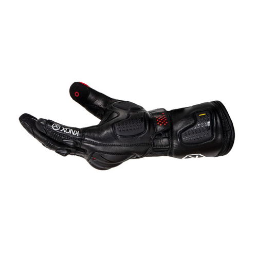Knox Oulton Gloves Black Red Mens - S