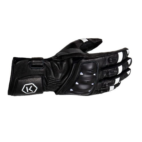 Knox Oulton Gloves Black White Mens - S
