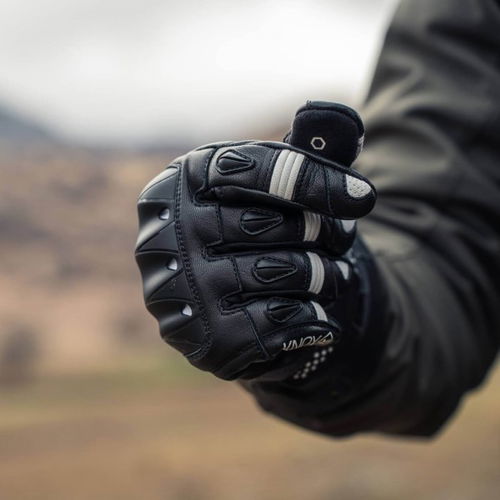 Knox Oulton Gloves Black White Mens - S