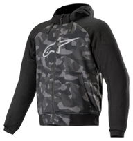Chrome Sport Hoodie Black Grey Camo