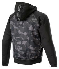 Chrome Sport Hoodie Black Grey Camo