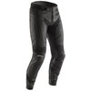 RST R-18 2070 Black Leather Motorcycle Jeans Front                                                                                                                                                                                                             
