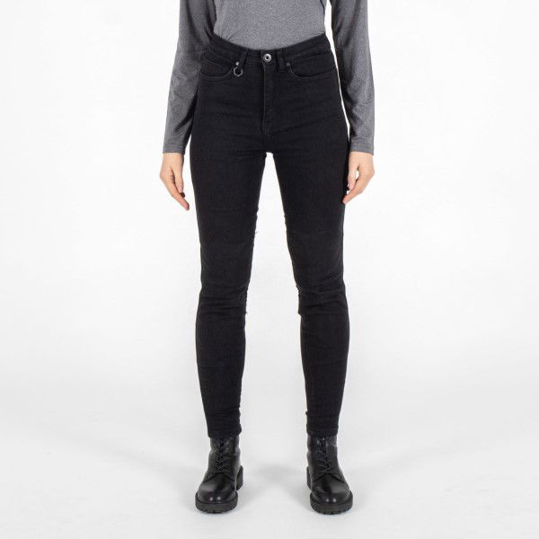 Knox Brittany Cordura Womens Jeans Denim Black Ladies - 16