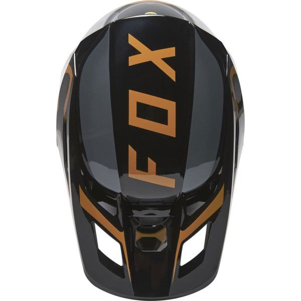 Fox V2 Merz Helmet Black Gold M (57-58 cm)