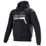 Chrome Ignition Hoodie Black Yellow Fluo