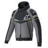 Alpinestars Sektor V2 Tech Hoodie Tar Grey Black Yellow Fluo Mens - S