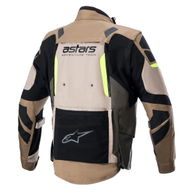 Halo Drystar Jacket Dark Khaki Sand Yellow Fluo
