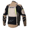 Alpinestars Halo Drystar Jacket Dark Khaki Sand Yellow Fluo Mens - S