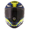 HJC RPHA 70 Wolverine Yellow Blue Full Face Motorcycle Helmet Front                                                                                                                                                                                            