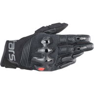 Halo Leather Gloves Black
