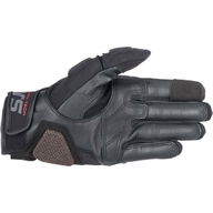 Halo Leather Gloves Black