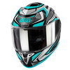 Givi 50.9 Atomic Helmets Titanium Silver Blue No Size