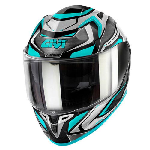 Givi 50.9 Atomic Helmets Titanium Silver Blue No Size