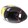 HJC RPHA 70 Wolverine Yellow Blue Full Face Motorcycle Helmet Inside                                                                                                                                                                                           