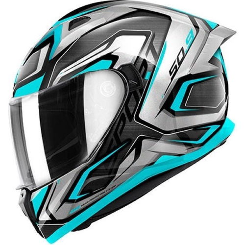 Givi 50.9 Atomic Helmets Titanium Silver Blue No Size