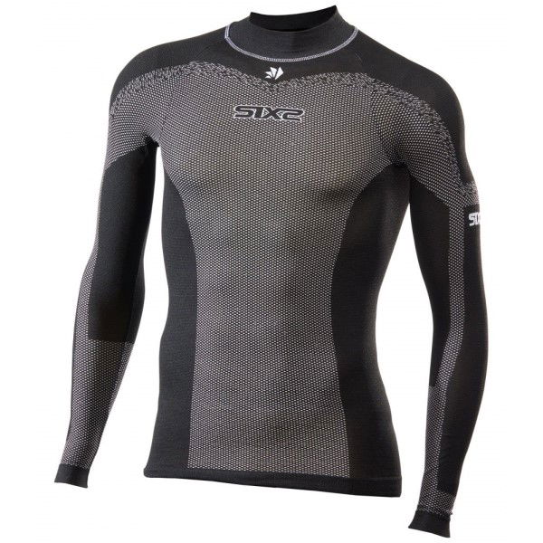 SixS BreezyTouch Long Sleeve Jersey Black Carbon Unisex - XS/S