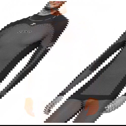 SixS BreezyTouch Long Sleeve Jersey Black Carbon Unisex - XS/S