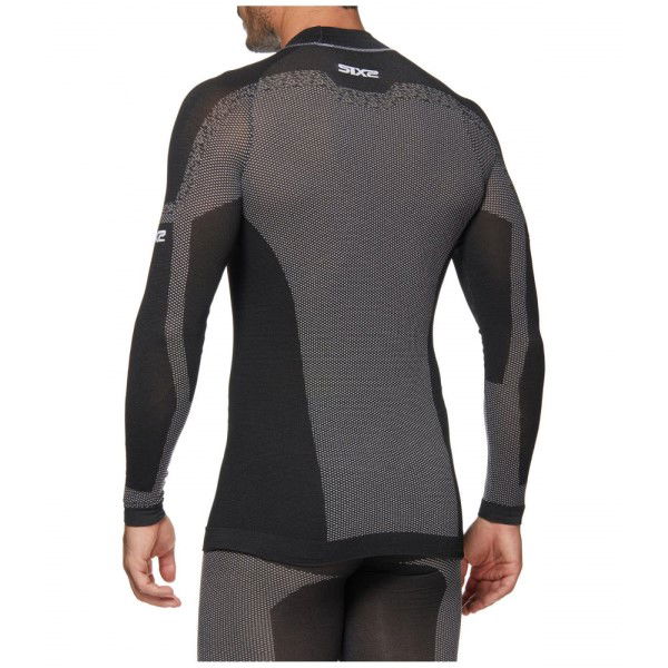 SixS BreezyTouch Long Sleeve Jersey Black Carbon Unisex - XS/S