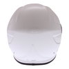Simpson Venom White Full Face Motorcycle Helmet Back                                                                                                                                                                                                           
