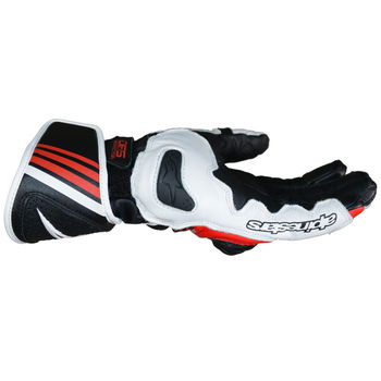 Alpinestars GP Plus R V2 Gloves Black White Bright Red Mens - S