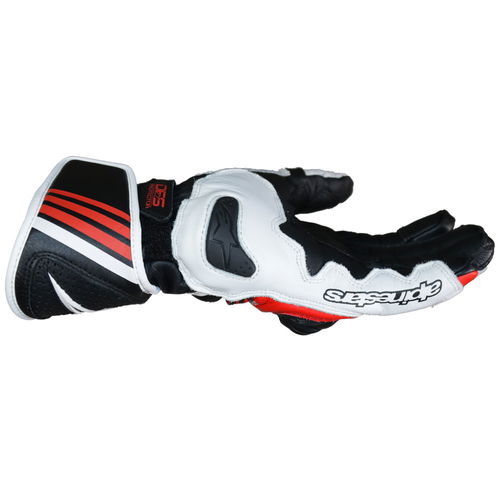 Alpinestars GP Plus R V2 Gloves Black White Bright Red Mens - S
