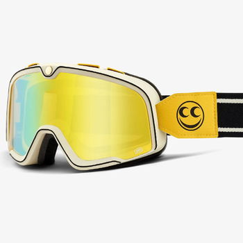 100% Barstow Goggles - See See Flash Yellow Lens