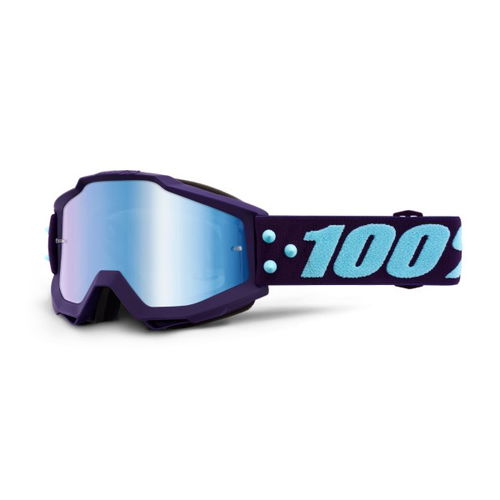 100% Accuri 2 Youth Goggles - Deepmarine Mirror Blue Lens