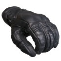 Devil Leather Gloves Black