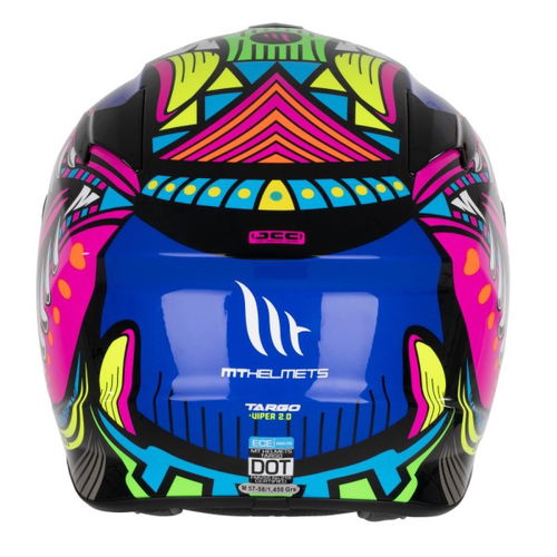 MT Targo Viper 2 Helmet A11 Gloss Fluo Pink No Size