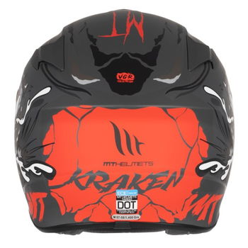 MT Targo Kraken Helmet A1 Matt Black No Size