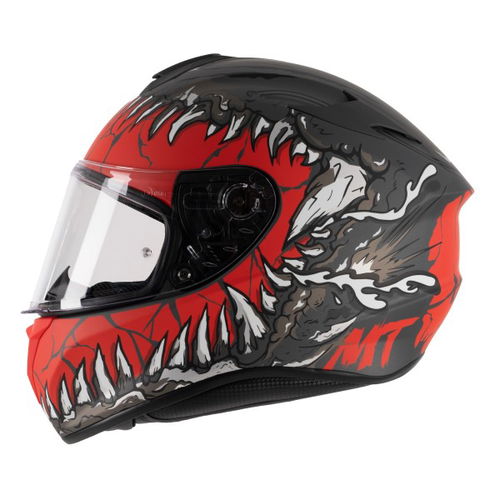 MT Targo Kraken Helmet A1 Matt Black No Size