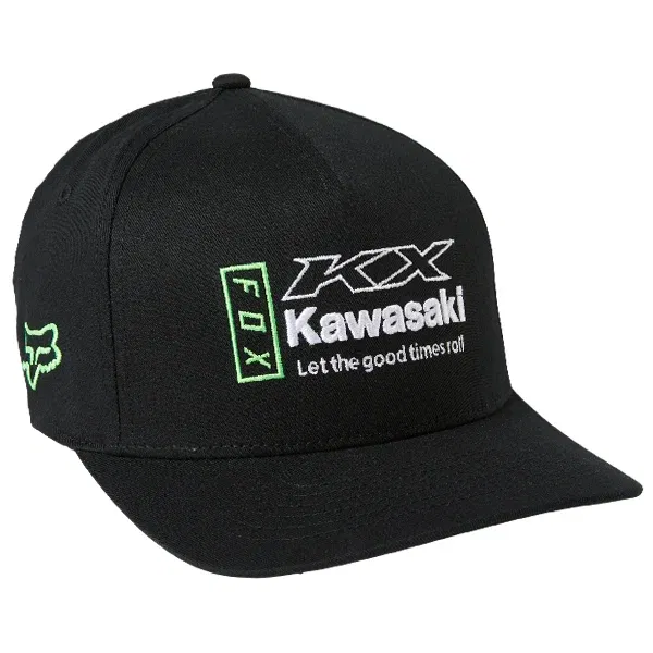 Fox Kawa FlexFit Hat Black No Size