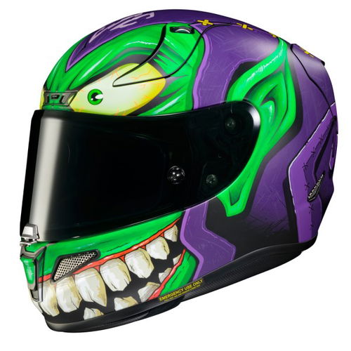 HJC Rpha 11 Helmet Green Goblin No Size