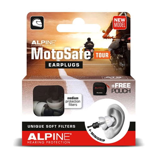 Alpine Motosafe Tour Minigrip Earplugs