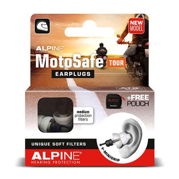 Alpine Motosafe Tour Minigrip Earplugs