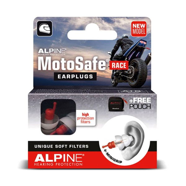 Alpine MotoSafe Race Minigrip Earplug Earplugs