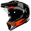 Akito Adventure Helmet Flo Orange Grey White Black S (55-56 cm)
