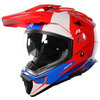 Akito Adventure Helmet Red Blue White S (55-56 cm)
