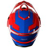 Akito Adventure Helmet Red Blue White S (55-56 cm)